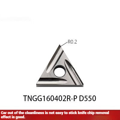 1047-CNC metal-ceramic triangular precision ground grooving inserts TNMG R/L-S/VF high-gloss cylindrical cutter grains Shandong Denso Pricision Tools Co.,Ltd.